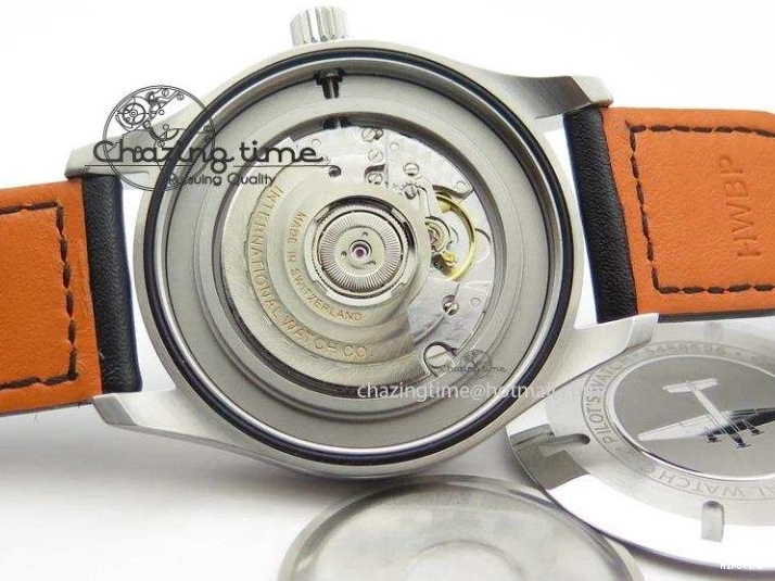 MIROTIME 0212 Mark XVIII IW327001 V6F Best Edition Black Dial On Black Leather Strap A Tailored 7307